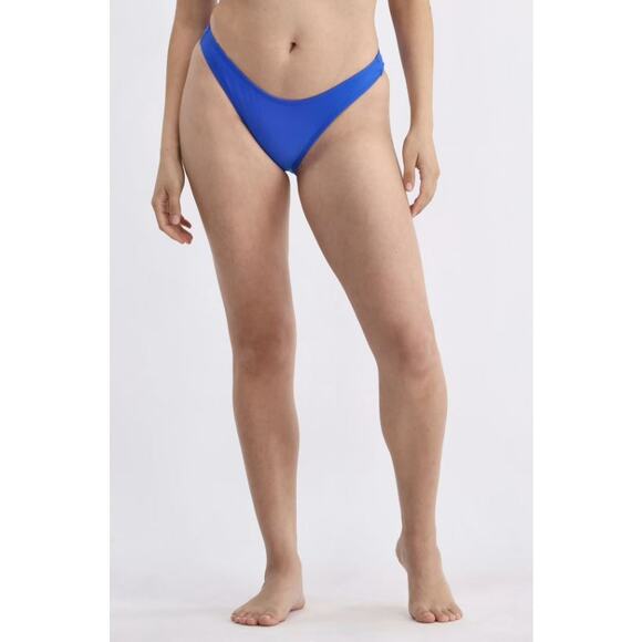 NEW NoBo No Boundaries Blue Woman's swim bottoms XL 16-18 Bikini Cheeky High Leg - Picture 2 of 3